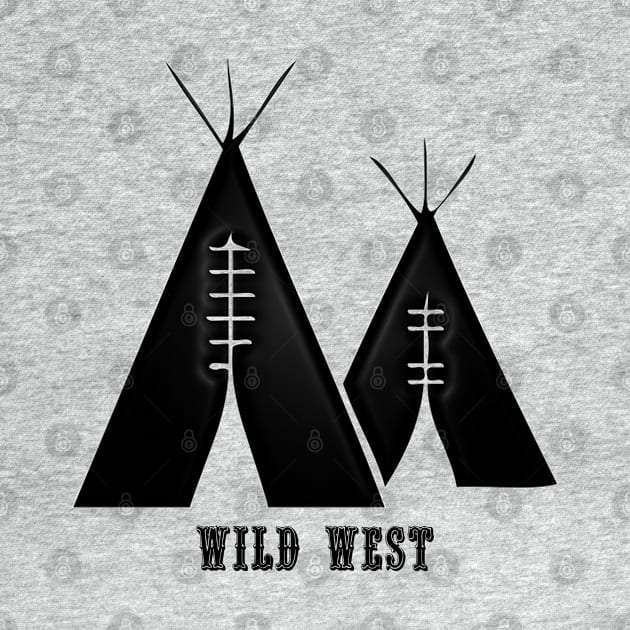 Western Era - Wild West Indian Teepee by The Black Panther